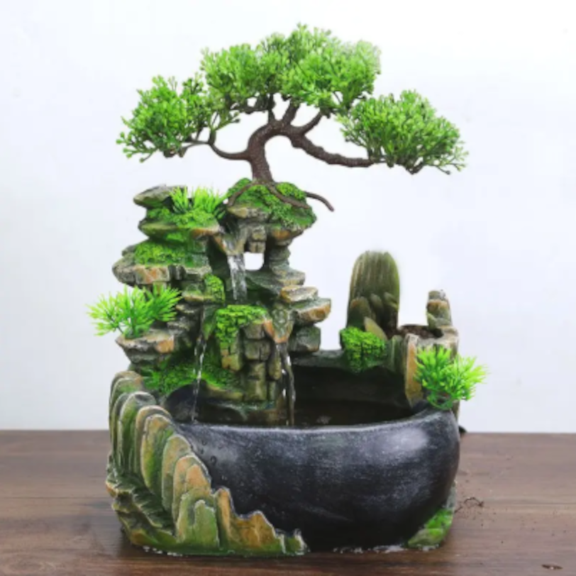 Stunning Zen Meditation Relaxation Tabletop Waterfall